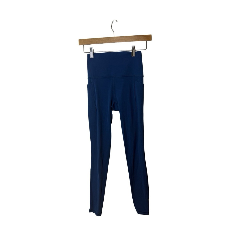 Athleta  xxs Salutation Stash High Rise Legging blue 599749 Full Lgth